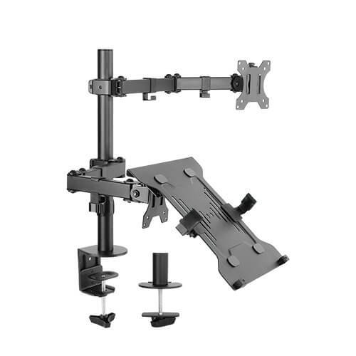 Monitor Arm with Laptop Holder - 1
