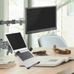 Monitor Arm with Laptop Holder - 4