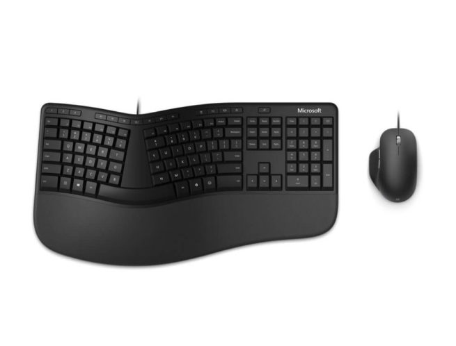 Ergonomic USB Keyboard and Mouse 1